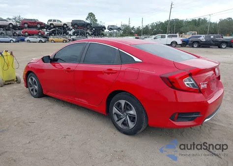 2021 Honda Civic Lx из США, поврежденный, VIN 2HGFC2F67MH556995